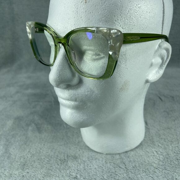 Firmoo Eyeglasses Green Pearl Optical Frame 54-21-145 YD1289 - Picture 3 of 12